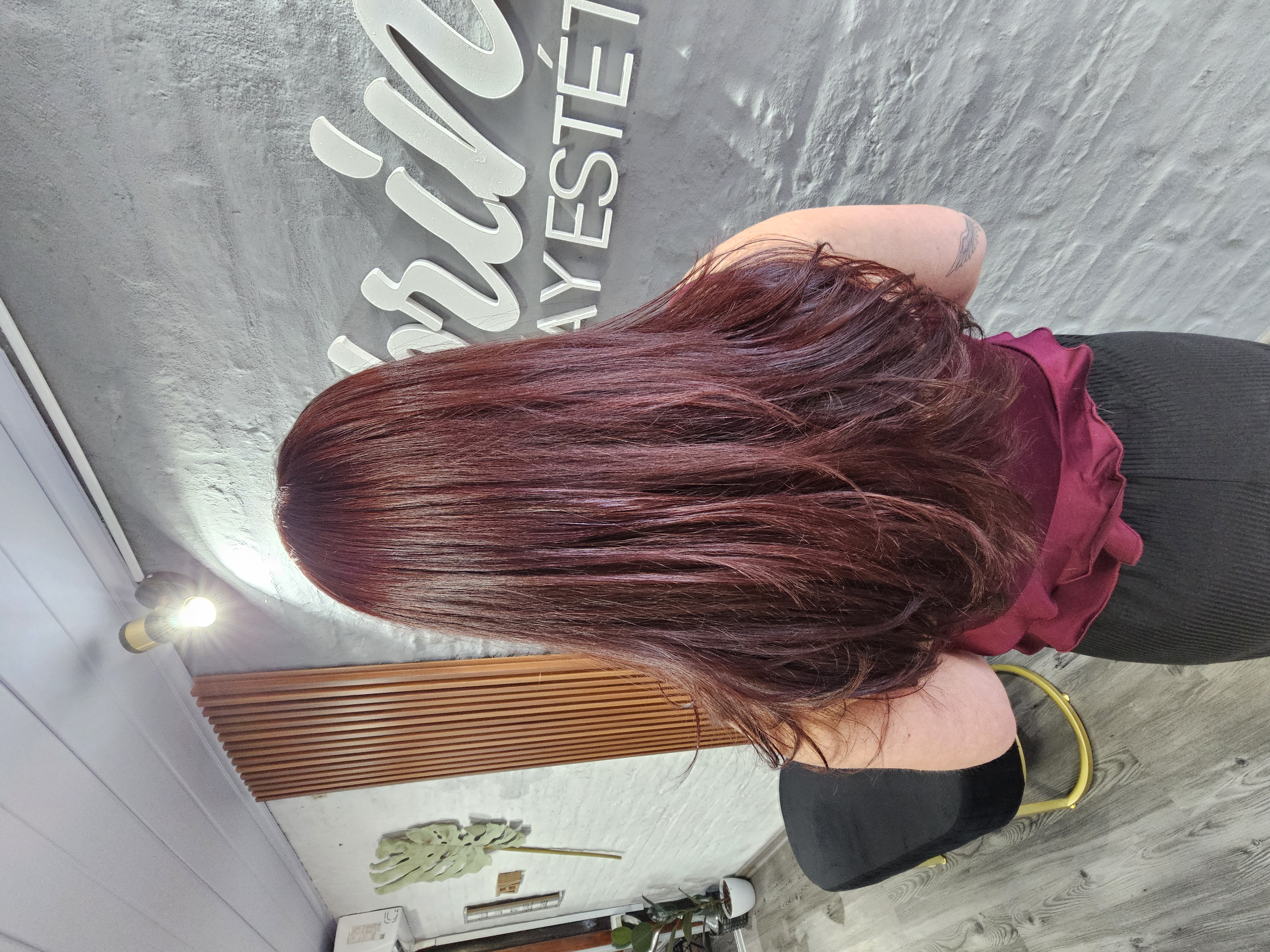 Trabajo de peluquería - Sabrina